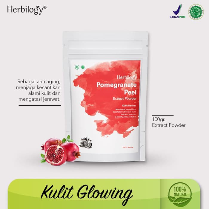 

Herbilogy Pomegranate Peel (kulit delima) Extract Powder