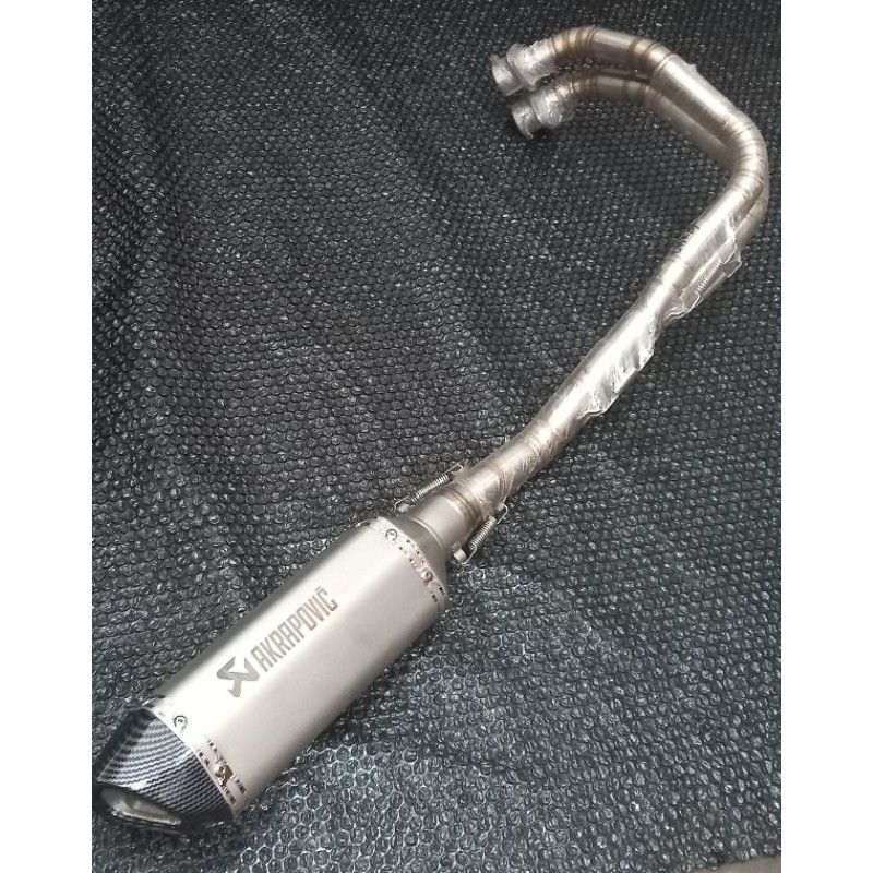 knalpot akrapovic import CBR250RR kolong underbelly