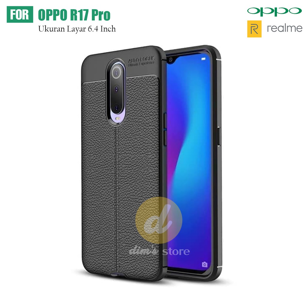 Soft Case Oppo R17 Pro Premium TPU Autofocus Leather