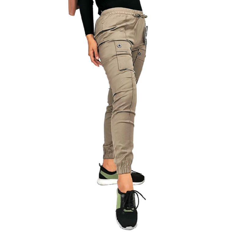 LENINA-6 Celana Jogger Kargo karet