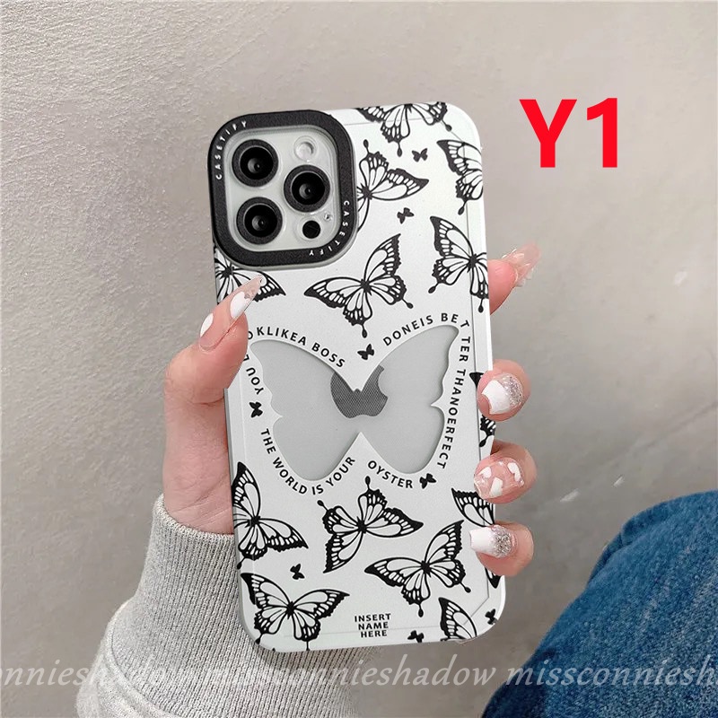 Soft Case Tpu Motif Kupu-Kupu Untuk IPhone 7 6 8P 11 13 12 Pro Max X XR XS Max 6S Plus 7 8 SE 2020 butterfly