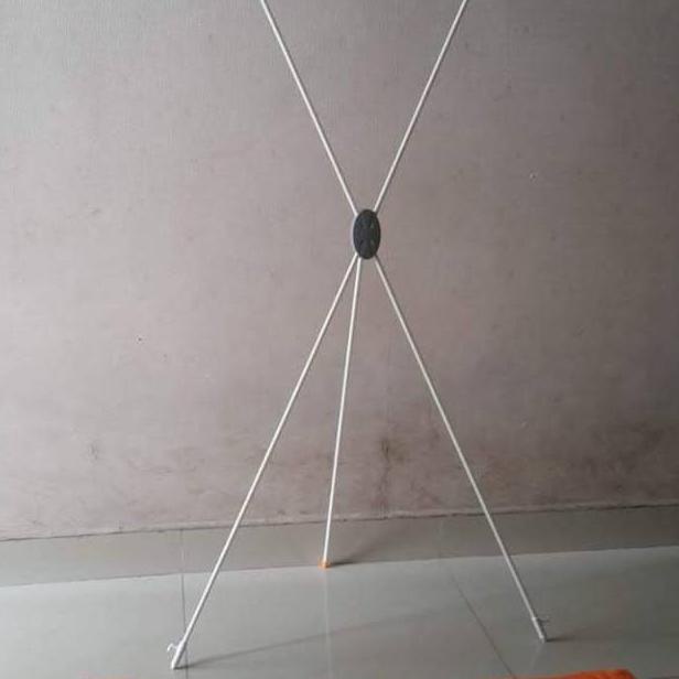 Stand Standing Tiang Rangka X Banner Sdw Pvc Display