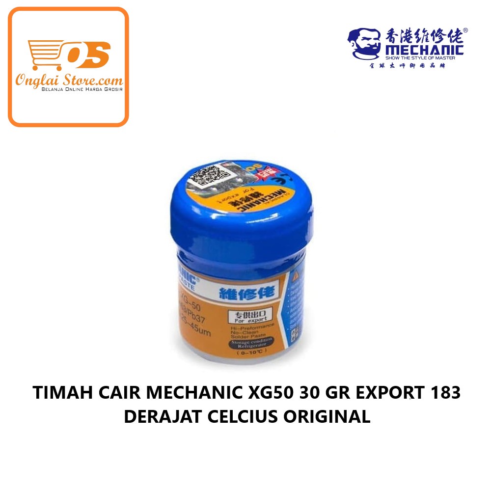 Mechanic XG-50 35G 183℃ Timah Pasta Timah Cair Timah Pasta Solder