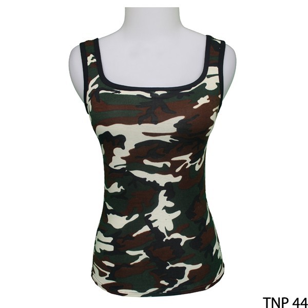 Tank Top Tanpa Tali Spandek Loreng – TNP 44