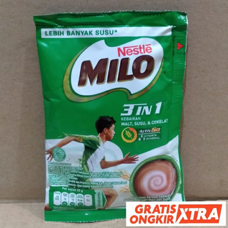 

MILO ACTIVE GO 3 IN 1 COKELAT 35GR