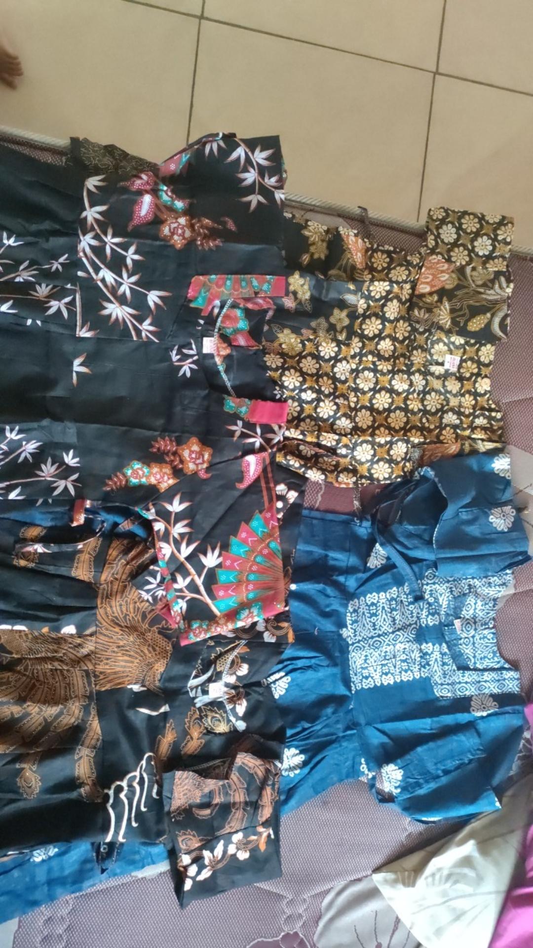 Gamis Batik Anak Usia 2-abg Murah/ Motif Random Sesuai Stok