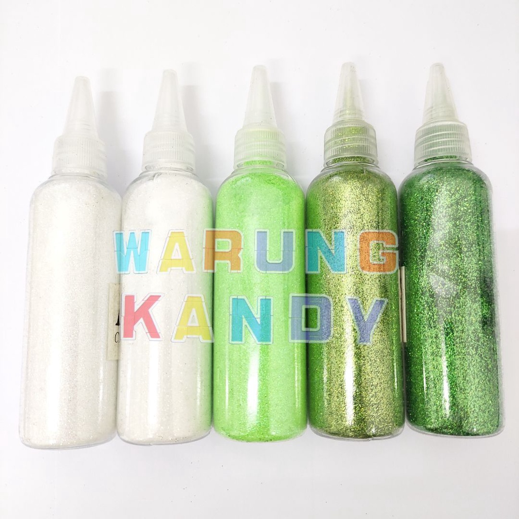 Glitter Bubuk 1/96 AB / Pelangi Botol 80gram