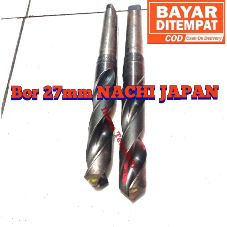 Nachi mata bor besi mata bor Nachi 27mm Japan drill Nachi bor Taper mata bor keras mata bor baja