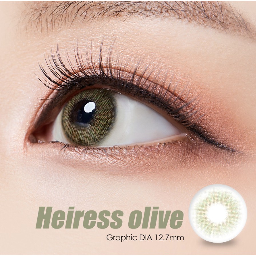 LENSBYSEOUL O'lola Heiress - Olive Korean Natural Contact Soft Lens