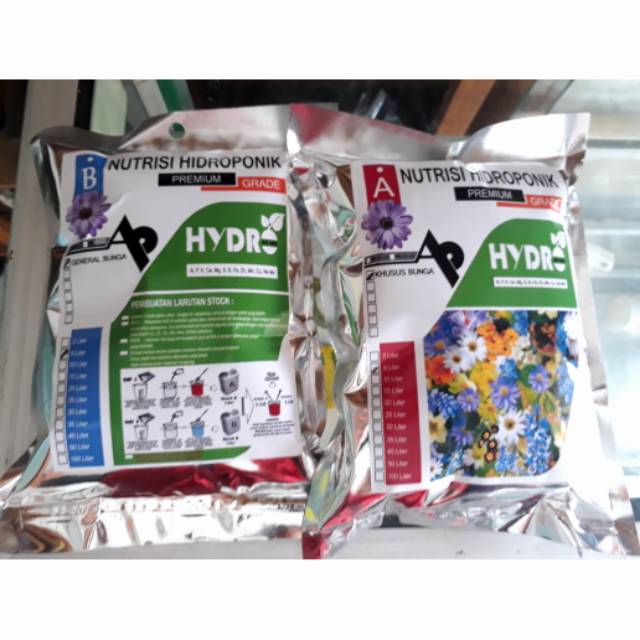 AB mix Hidroponik Khusus Bunga 2 Liter pekatan | Semua Jenis Bunga | Ab Mix Bunga Premium