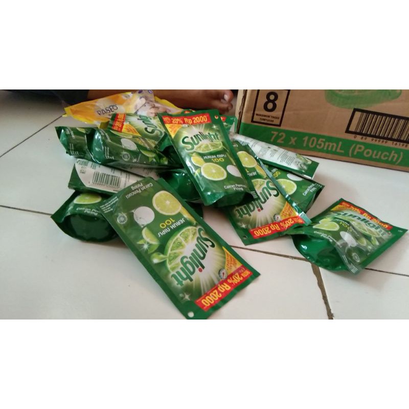 sunlight 105ml 1 dus isi 72pcs