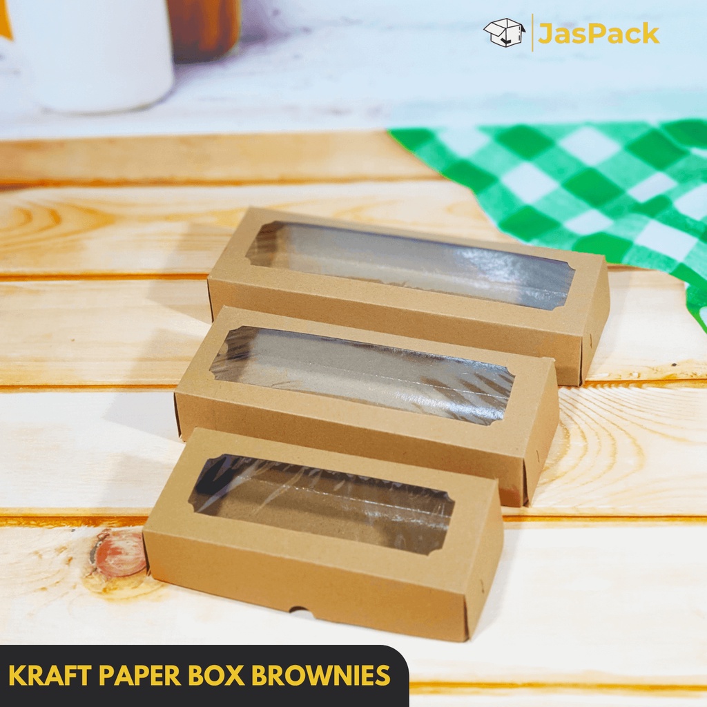 

Dus Kotak Box Brownies Bolen Kue Donat Kraft Size 22/26/30
