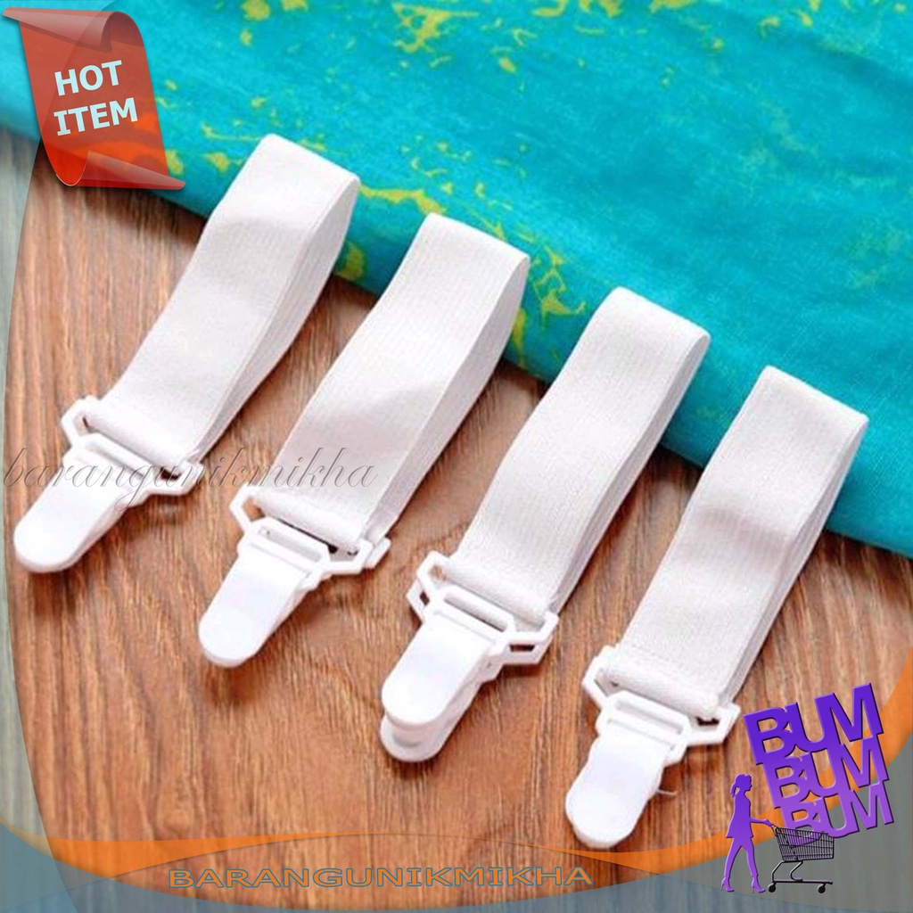 Tali Strap Jepitan Pengait Ujung Sprei - Karet Pengait Sudut Sprei