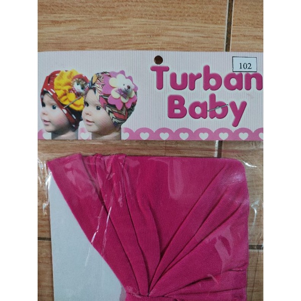 Turban Anak Bayi Motif Boneka