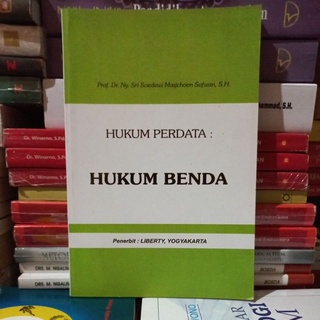 HUKUM BENDA by Prof. Dr. Ny. Sri Soedewi Masjchoen Sofwan, S.H.
