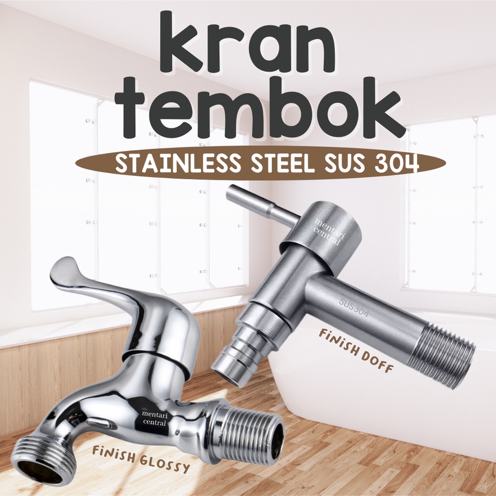 KERAN AIR TEMBOK KRAN AIR TEMBOK KRAN AIR  KRAN SELANG  TAMAN STAINLESS 304 FAUCET TERMURAH HIGH QUALITY