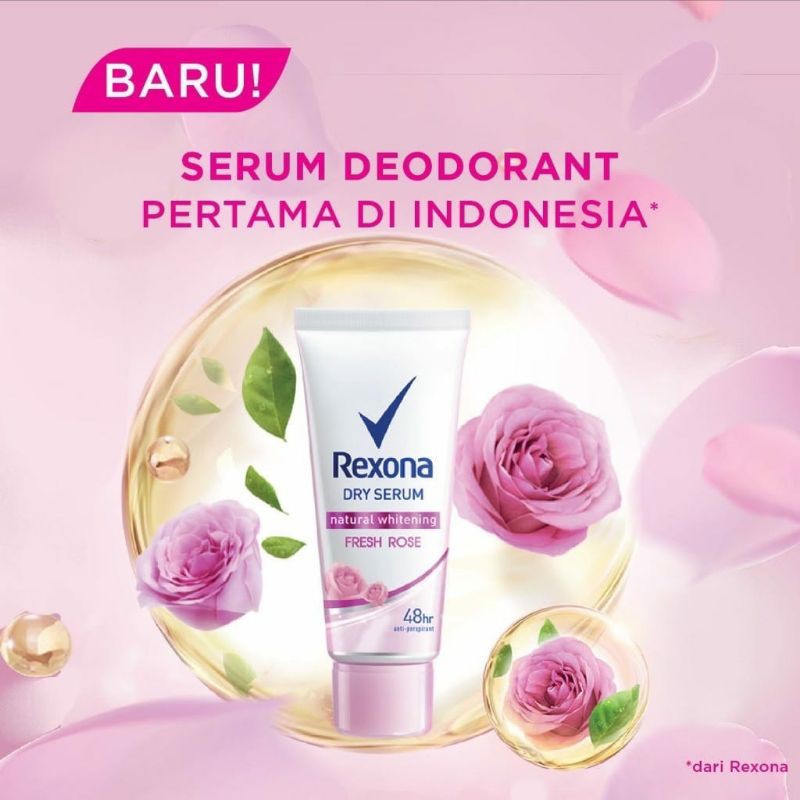 REXONA DEO Dry Serum Natural Whitening 50ml ~ Original 100%