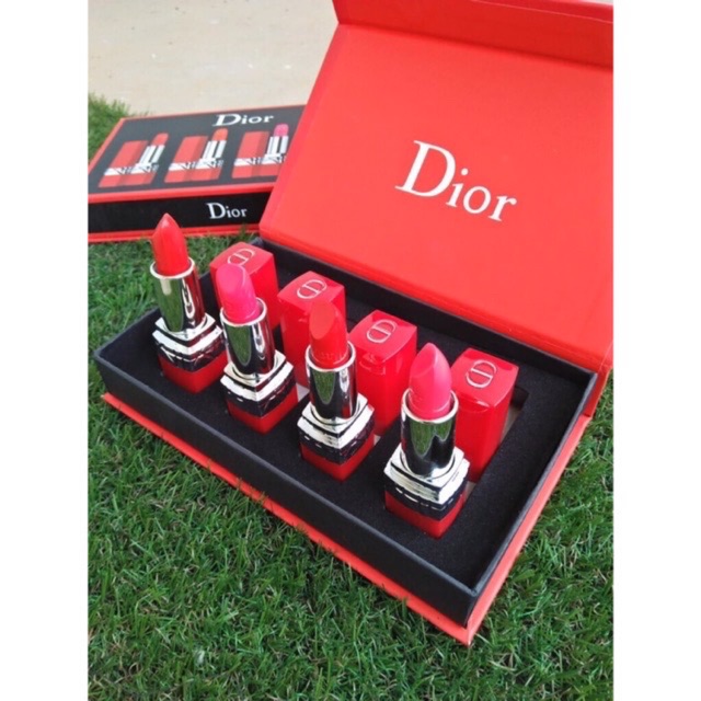 DIOR Lipstik 4in1 Set