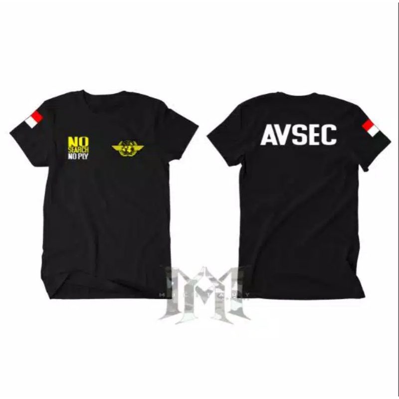 kaos lengan pendek AVSEC