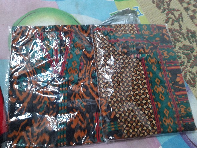 Batik Couple Gamis Maura Couple-sania Ruffle Batik Couple Ori Ndoro Jowi Dnt Garansi Termurah Shopee