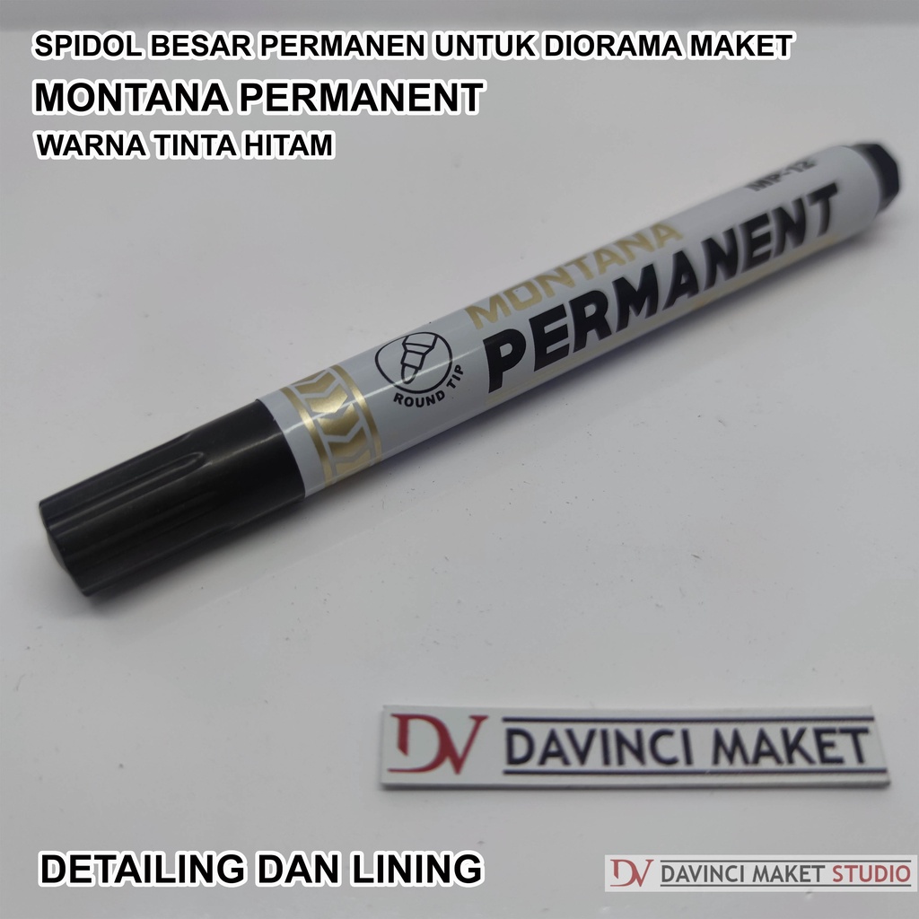 

Spidol Permanen Besar Hitam - Montana Permanent Marker
