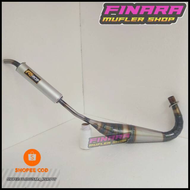 knalpot satria R satria Hiu Repsol RCB plat karat
