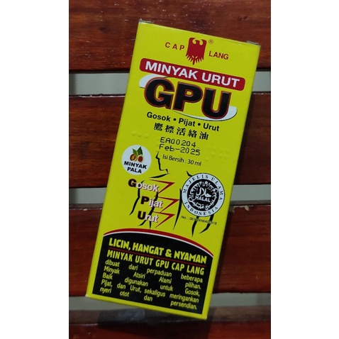 Gpu Aroma Pala 30 ML / Pegal Linu / Nyeri sendi / Keseleo / Minyak Urut