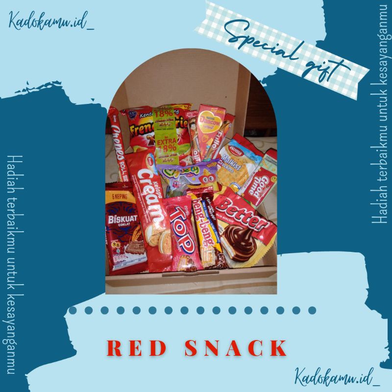 

Specialgift khusus (Red Snack) murah dan isi banyak