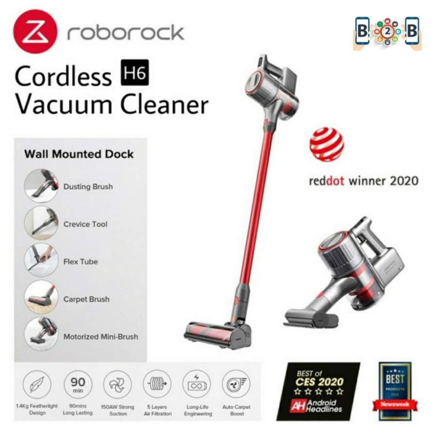 ROBOROCK H6 25KPa Strong Suction Cordless Vacuum Cleaner