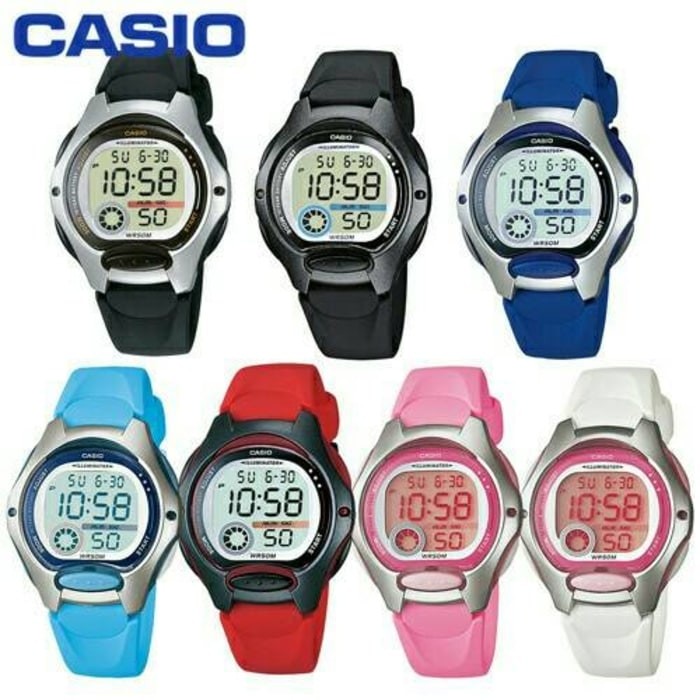 [COD] Jam Tangan Wanita Casio Digital Strap Karet Pink LW-200-4B Original CLASSIC FASHION KADO NEW