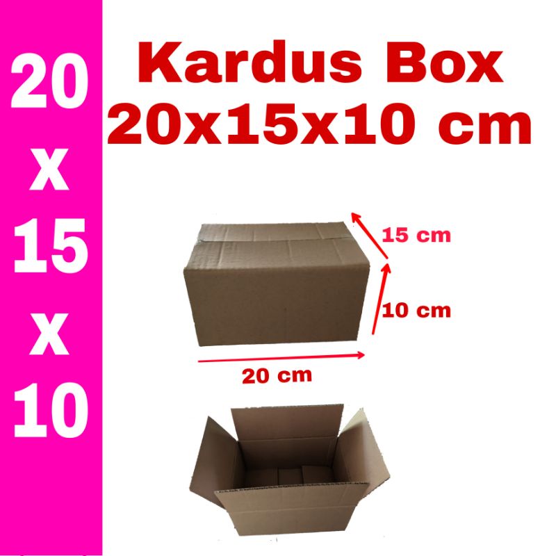 

Kardus Box 20x15x10cm