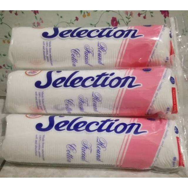 Selection Facial Cotton Kapas  Wajah 35gr 50gr kapas  