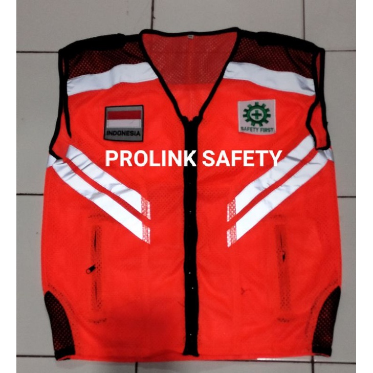 ROMPI SAFETY JARING JALA TEBAL ORANYE BERLOGO