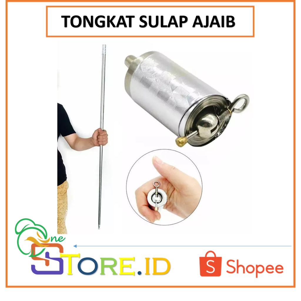 Tongkat Sulap Ajaib / Appearing Cane Metal / Tongkat Sun Gokong Bahan Metal