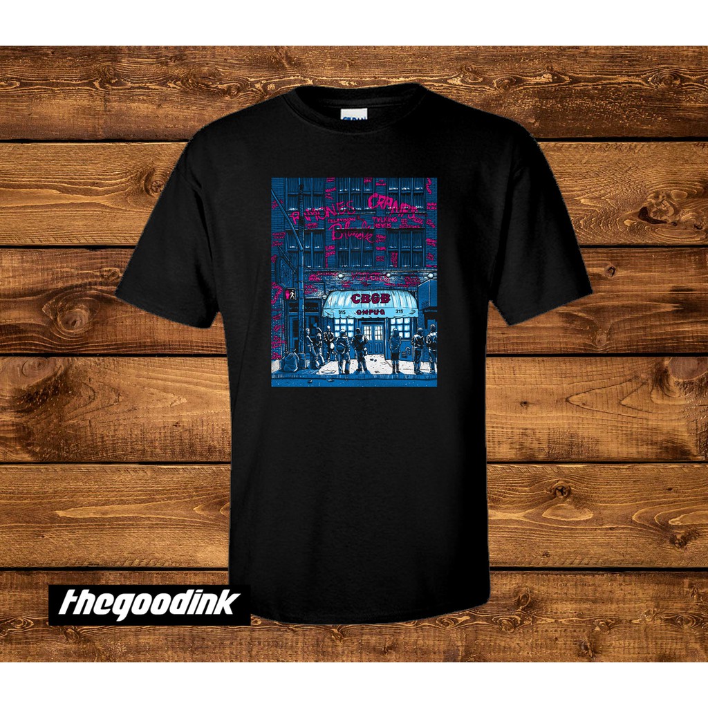 Kaos CBGB - The CBGB Art - Original Gildan T-shirt DTG Print