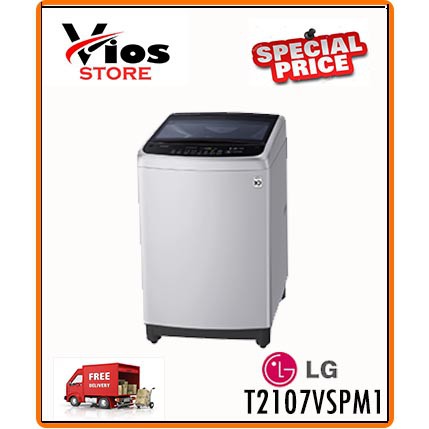 LG T2107VSPM1 MESIN CUCI TOP LOADING 7 KG T2107VSPM T2107 2107VSPM