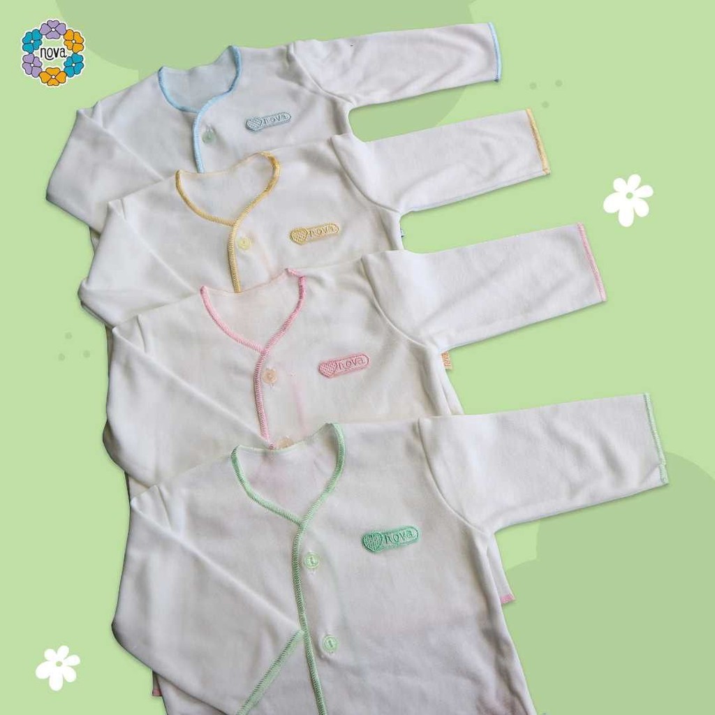 Nova Tangan Panjang Putih 0-3 Month