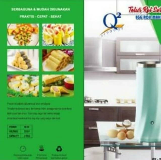 mesin sosis telur sostel / sosis telur / egg roll maker 1 Lubang