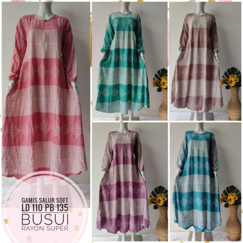 gamis cap motif ld 110