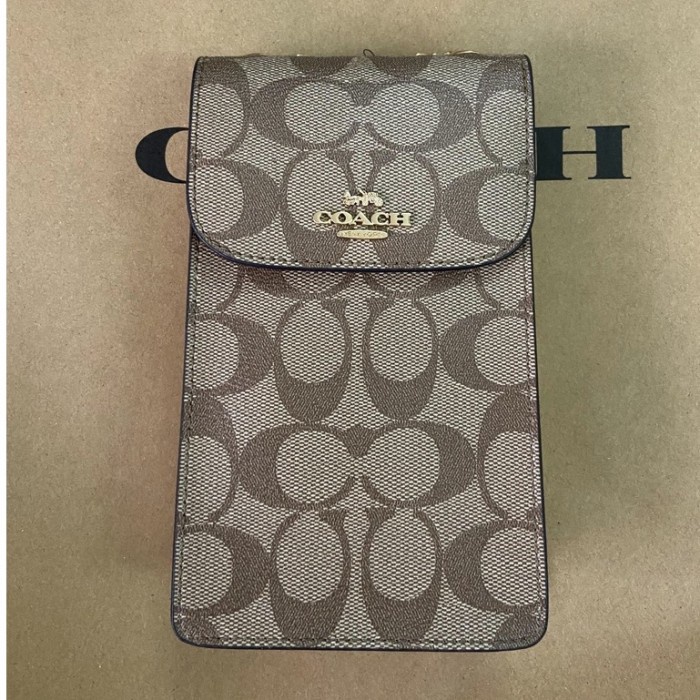 Coach Crossbody phone Bag In Signature Canva - A-8