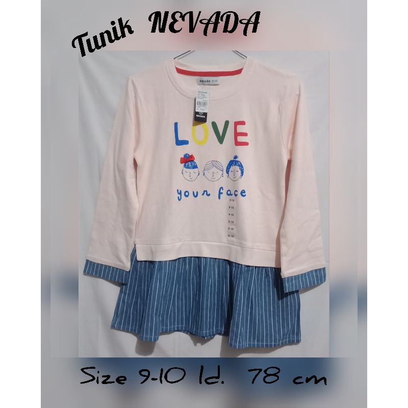 NEW!!! NEVADA Tunik Kaos Anak Original Brand Matahari