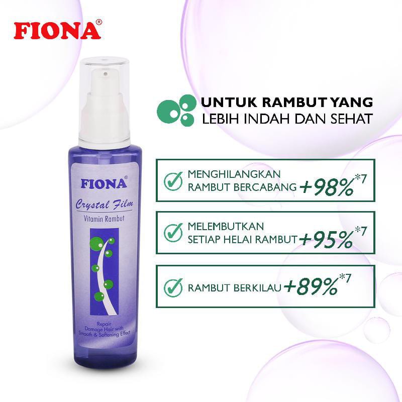 FIONA HAIR CRYSTAL SERUM/ VITAMIN RAMBUT/ SERUM RAMBUT FIONA 60ML