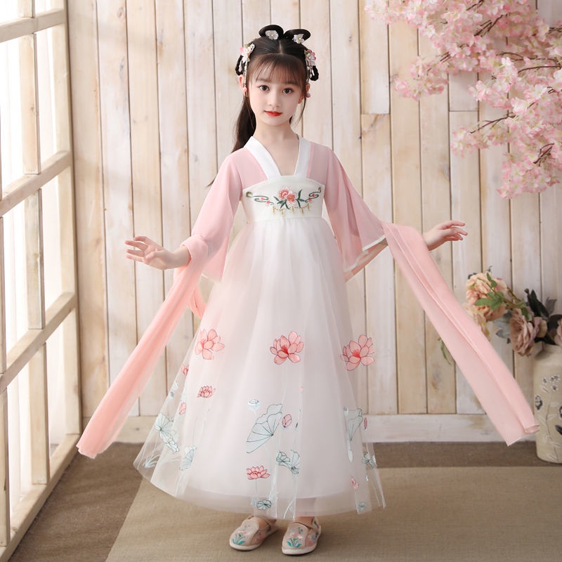 Little girl Hanfu spring and autumn new children's Ru skirt summer dress ancient girl princess skirt