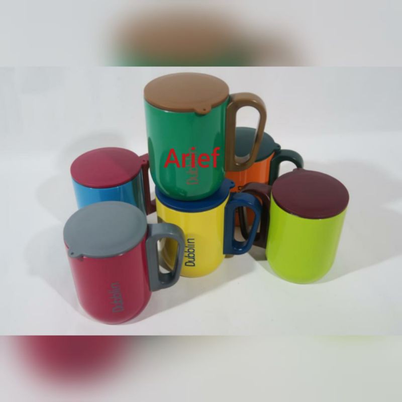 Mug Gelas Cangkir Tahan Panas Dublin 220ML Kopi Teh Bahan Stainless Stell