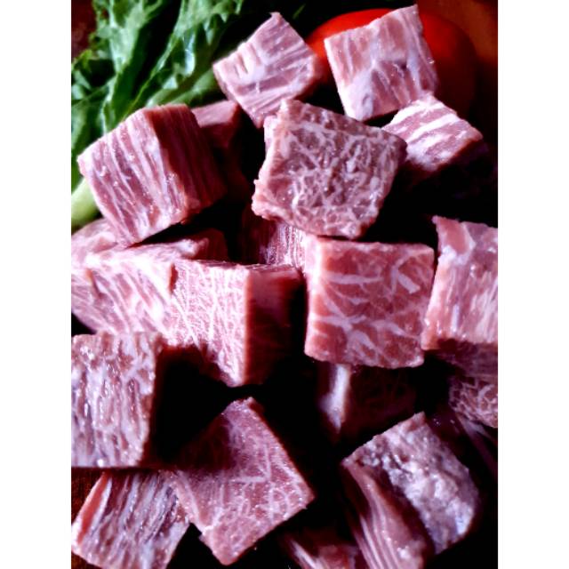 

Saikoro Beef Wagyu Meltique 500 gr