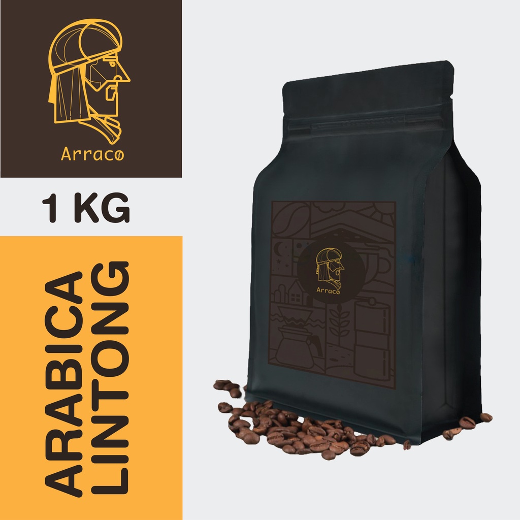 

ARRACO KOPI - Arabika Lintong 1KG Biji / Bubuk | Wet Hulled - Medium Roasted