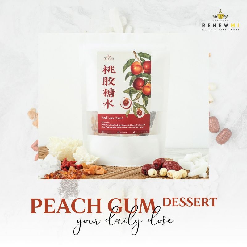 

Peach Gum Dessert - Komplit - High Quality
