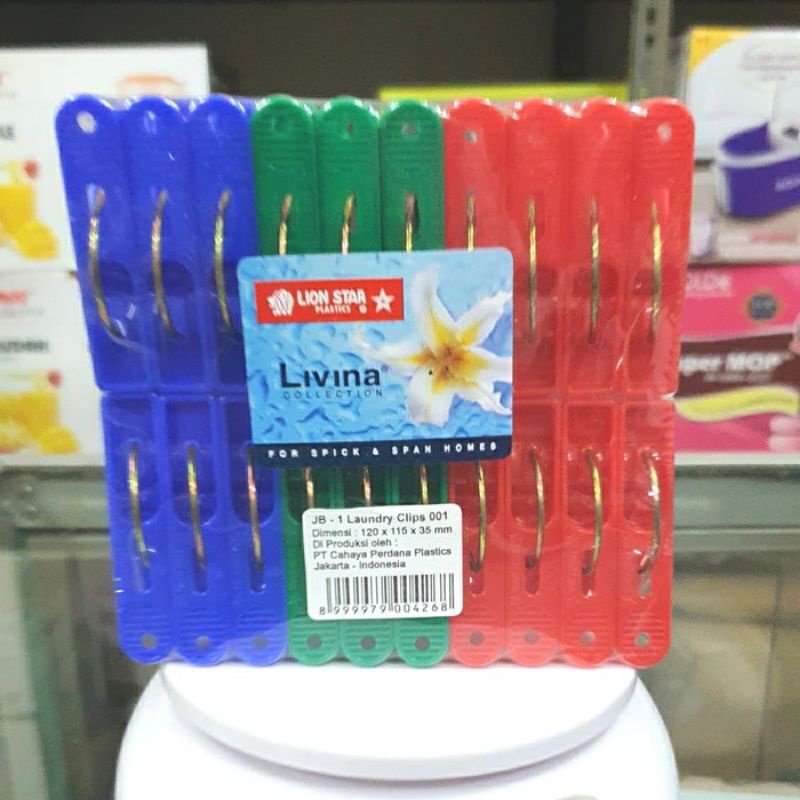 Jepitan Baju Lion Star/jepit jemuran lion star