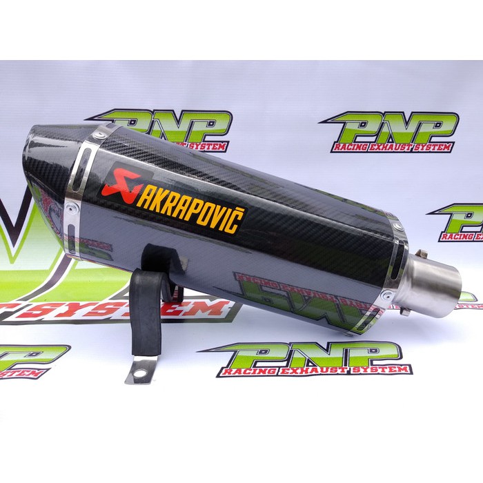 Knalpot Akrapovic layang Vixion/R15 /Xabre /Byson/Scorpio/Jupitermx