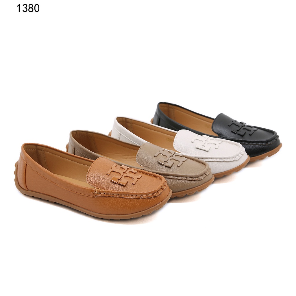TB  1380 New Lowell Tumbled Leather Driver Moccasin Flats